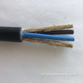 3 cores koper sow flexibele rubberen kabel
